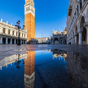 Beauty of Venice in Puddle